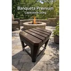 Banqueta Plástico Premium | Design Moderno Capacidade 150kg