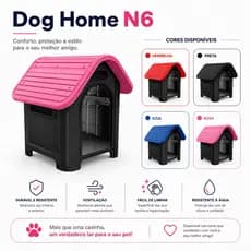 Casa De Cachorro Dog Home N6 Proteje Do Frio Desmontável Moderna Mec Pet