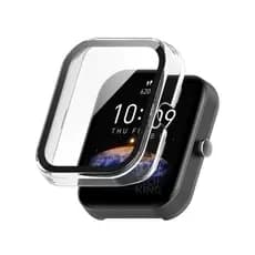 Capa Case BUMMPER Acrílica C/ Vidro Para Amazfit Bip 3 - Lançamento