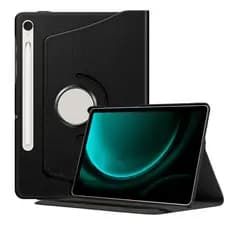Capa couro sintético resistente para Galaxy Tab S9 SM-X710