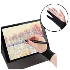 luva palm rejection para Mesa digitalizadora - 2 dedos