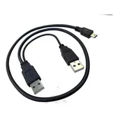 Cabo Y Usb  Para Hd Externo - 2 Usb X 1 Mini Usb