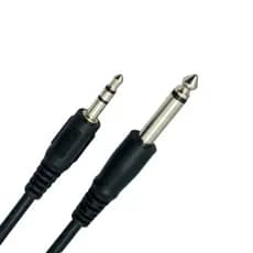 Cabo Audio Auxiliar P2 Estereo X P10 Mono Mesa de Som 1,5 m