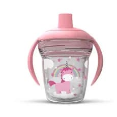 Copo Infantil Helsim Antivazamento UNICORNIO 170mL -  BPA Free- Linha ABCD