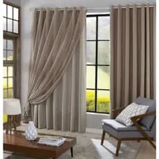 Cortina Blackout  Blecaute com voil liso corta luz 3,00× 2,60 para sala alta qualidade