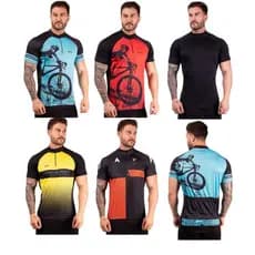 Camisa de ciclismo camiseta para ciclista bike masculina ge