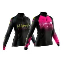 Camisa ciclismo feminina manga longa para ciclista blusa comprida