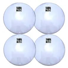 Pele Batedeira 12 Pol P2 Grossa Leitosa Samba Music - Kit C/ 4 Unidades