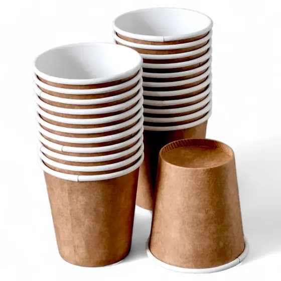 300 Copinhos de Papel Kraft Térmicos 60ml: Solução Ecológica, Biodegradável e Prática para Bebidas