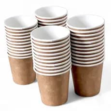2000 Copos de Papel Kraft Térmicos 60ml: Solução Ecológica, Biodegradável e Prática para Bebidas
