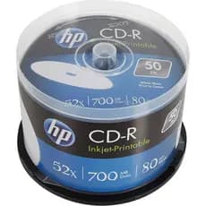 15 Cd-r Hp Printable 700mb 80 Minutos 52x Original  Branco C/ Envelopes