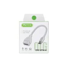 Cabo Adaptador OTG USB-C para USB 3.0 Verde Original | Compatível com Celular, Tablet e Notebook