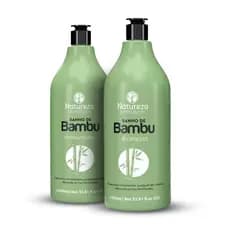 Kit Bambu Shampoo + Condicionador Reconstrutor e Fortificante De Fios 2x1L