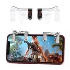 10 pares de Gatilho transparente para celular L1 R1 ( 10 caixas)