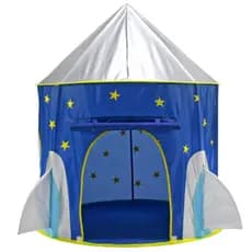 Barraca Infantil Foguete Espacial Menino ou Menina Cabana Tenda Toca