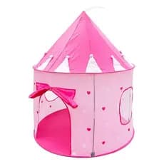 Barraca Tenda Toca Cabana barraquinha Infantil criança Menina Castelo Princesa Rosa Dobrável Inmetro