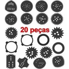 Kit 20 Pcs Espirógrafo Régua Mágica Desenho