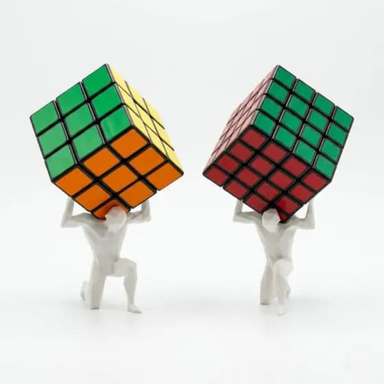 Suporte Para Cubo Mágico Atlas Expositor Cubo Mágico