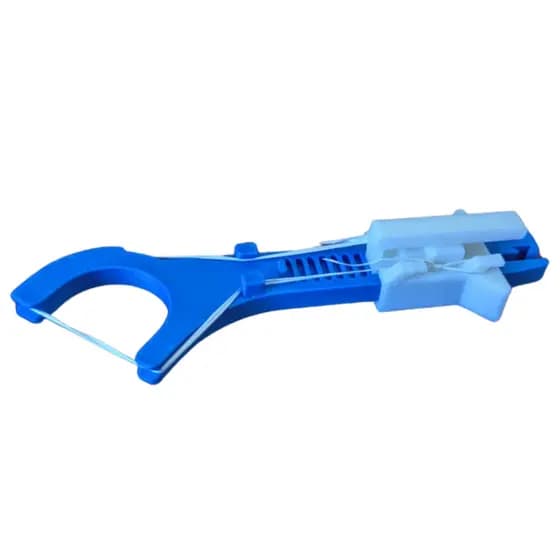 Suporte Fio Dental Reutilizável Com Tensão Ajustável