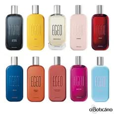 Egeo Colônia 90ml (oBoticário): Beat, Choc High, Hit, Blue, Dolce Colors, Pina Blast, Vanilla, Bomb Black, Red, Cogu e +