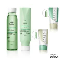 Detox Tododia Chá de Hortelã e Gengibre: Shampoo e Condicionador (Controle de Oleosidade)
