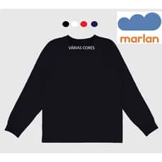Camiseta Marlan Manga Longa com punho