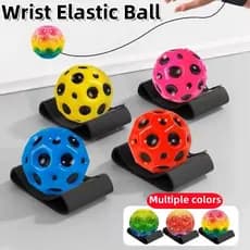 Multifuncional Alta Saltando Bola Exercício Pulso Retorno De Borracha Diversão Lazer Elástica Crianças Brinquedo