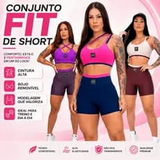 CONJUNTO DE SHORT FITNESS