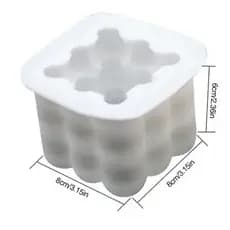 Molde de Silicone BIG Bubble 1 Cavidades para Velas Artesanais