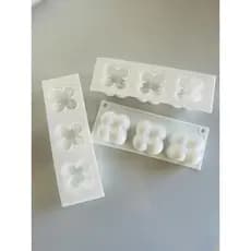 Molde de Silicone MINI Bubble 3 Cavidades p Velas Artesanais
