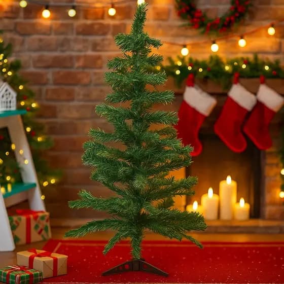 Árvore De Natal Com 90 Galhos 90 Cm
