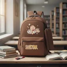 Mochila Escolar Universitária Feminina Estampa De Capivara