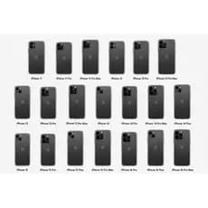 Capinha Preta Silicone Aveludada Para iPhone 11/12/13/14P/15/16 ProMax Premium