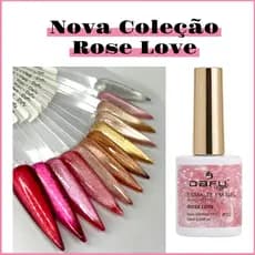 Esmalte em Gel Magnético Dafu Coleção Rose Love 10ml Cat Eyes UV/LED