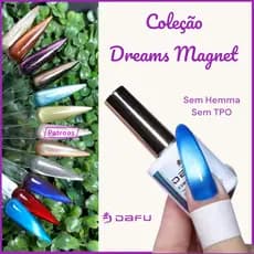 Esmalte em Gel Magnético DAFU Dream Magnet 10ml Olho de Gato Sem HEMA e TPO UV LED