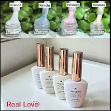 Kit Francesinha Real Love  Esmalte em Gel - Única Camada - Secagem em Cabine