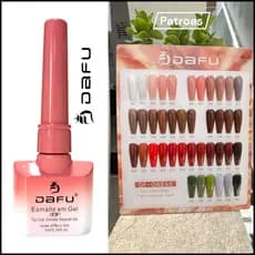 Esmalte em Gel Dafu 3 em 1 com 10ml | Base + Cor + Top | Camada Única | ANVISA | Lançamento