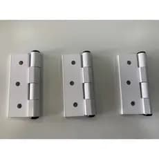 Kit C/3 Dobradiças De Alumínio Sem Alça para Porta de Alumínio / Articulada - Cores: Branca / Preta.