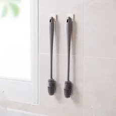 Limpa Copo Garrafa Silicone Escova Multiuso