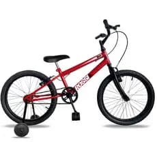 Bicicleta Aro 20 Infantil Masculina Rossi MTB E Rodas Auxiliares Meninos