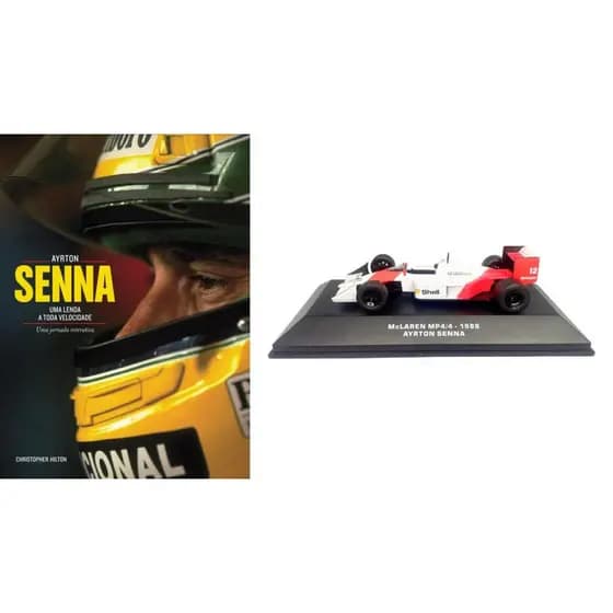 AYRTON SENNA: UMA LENDA A TODA VELOCIDADE - EDIÇÃO ESPECIAL (MCLAREN MP4/4 1988)