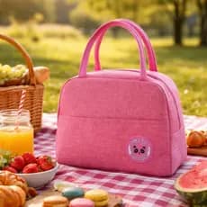 Bolsa Térmica para Marmita Compacta | Lancheira Térmica com Zíper e Alças