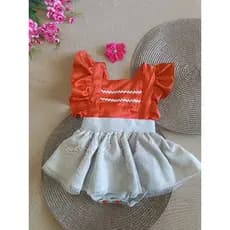 Body Romper luxo Moana temático