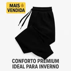 Calça moletom masculina adulta premium