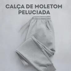 Calça Moletom Masculina Pelúciada de Inverno UNISEEX