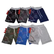 Bermuda Infantil  Moletinho Moletom Estampada
