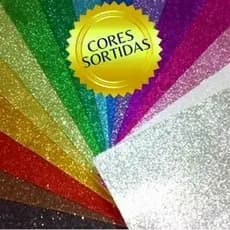 Placas De EVA com Glitter Ou Neon 40x48 - 1,8mm  - (Colorido) - Unidade - Escolha a cor