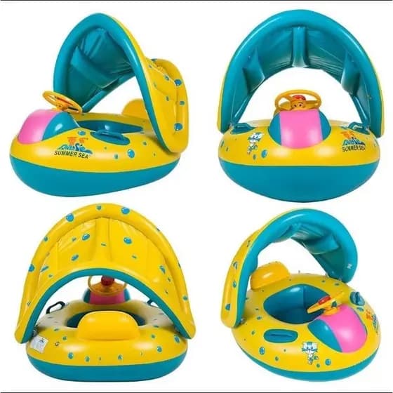 Boia P/Bebê de 6 a 36 Meses c/ Proteção Solar 50+ Uv Top