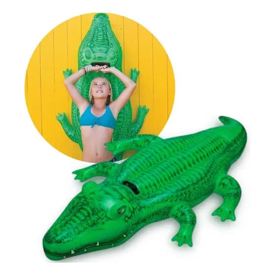 Boia Bote Verão Praia Sol Piscina Jacaré Crocodilo Infantil