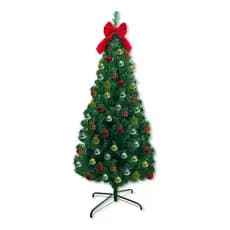 Árvore De Natal Enfeitada Luxo 2,10m 500 Galhos 66 Itens Modelo Canadense